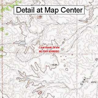   Map   Coal Bank Draw, Wyoming (Folded/Waterproof)