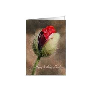  Hazel Birthday   Birth of a Poppy Card Health & Personal 