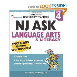 NJ ASK Practice Tests and Online Workbooks   4th Grade Language Arts 