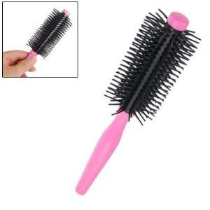  Rosallini Plastic Round Head Toothed Curly Hair Roll Comb 