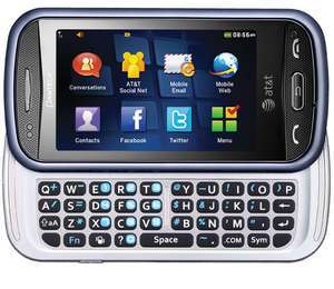 USED Pantech Laser P9050 AT&T 3G Touch Screen Qwerty GPS GSM Cellphone 