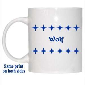  Personalized Name Gift   Wolf Mug 