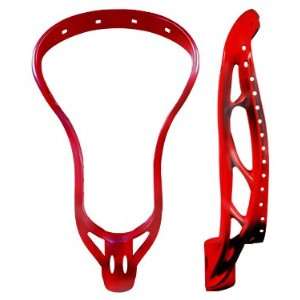   Lacrosse X5 Strung Unstrung Head RED STRUNG HEAD
