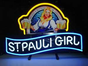   St.Pauli Girl Neon Light Sign Gift Pub Home Bar St Pauli Beer Sign N50