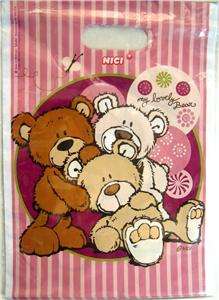 NEW* NICI MY LOVELY BEAR PARTY 16 loot bags  