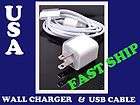 iPhone 3G 3GS iPod Wall Charger and USB Sync Cable