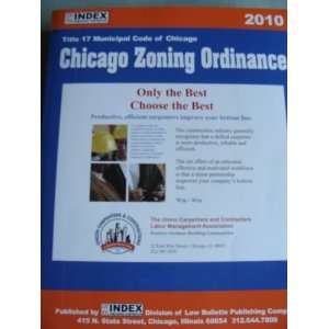  Chicago Zoning Ordinance 2010 (Title 17 Municipal Code of 