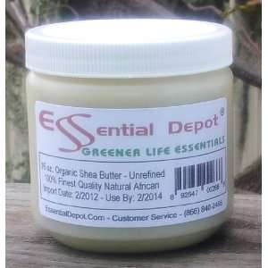  Shea Butter   16 oz.   Organic   Unrefined   In HDPE Jar 