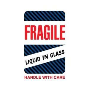  Fragile Shipping Labels   This End Up Fragile Liquid In Glass 