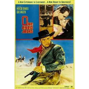  One Eyed Jacks Movie Poster (11 x 17 Inches   28cm x 44cm 