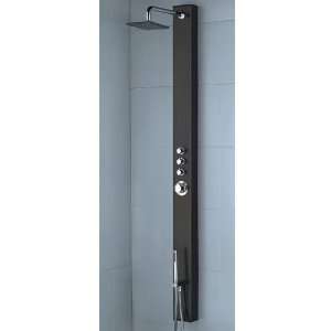 Lumina Thermostatic Stainless Steel Shower Panel   Titanium Stainless 