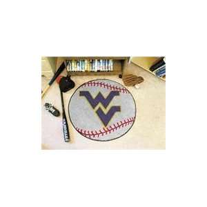 27 diameter West Virginia University Baseball Mat  Sports 