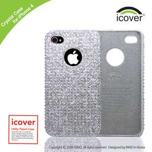 icover Crystal Case Cover for iPhone 4s/4 [Silver]  