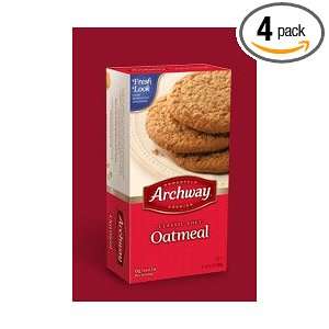 Archway Classic Soft Oatmeal Cookies Box 10 Cookies (Pack of 4 
