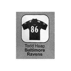 Burger King Kids Meal NFL Players #86 Todd Heap Baltimore Ravens Mini 