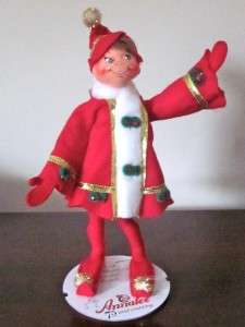 NEW ANNALEE CHRISTMAS 15 ELF BENDABLE COLLECTIBLE DOLL  