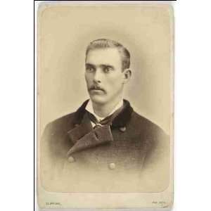  Reprint Unidentified man with mustache   wearing a 