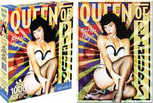 BETTIE PAGE   QUEEN OF PIN UPS 1000 PC. JIGSAW PUZZLE  