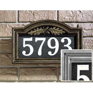  Illuminated Address Plaque (Pewter/Silver) (8 1/2H x 13 1 