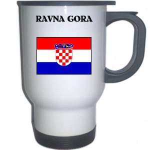  Croatia/Hrvatska   RAVNA GORA White Stainless Steel Mug 