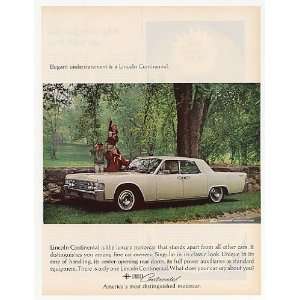   Lincoln Continental Elegant Understatement Print Ad