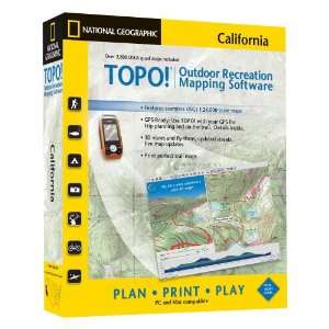  National Geographic TOPO California Software