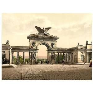   Monument,Thor,Cassel,Kassel,Hesse,Germany,1890s