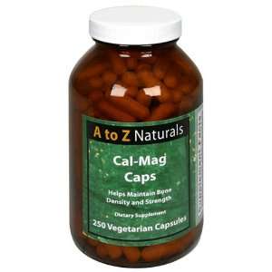  A to Z Naturals Cal Mag Caps, Vegetarian Capsules , 250 