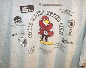 BANNED University of South Carolina Gamecocks COCKY ARRESTED Shirt 
