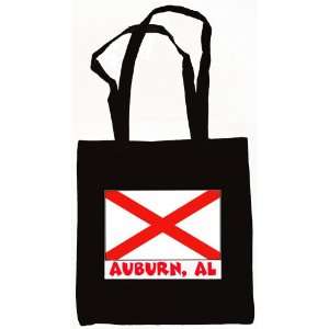 Auburn Alabama Souvenir Tote Bag Black