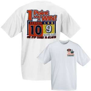  Auburn Tigers 2004 Victory over LSU White T shirt Sports 