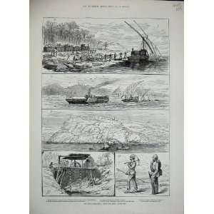  1884 Nile Expedition Soldiers Steam Boat War Wady Halfa 