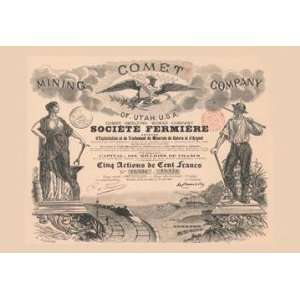   Comet Mining Company of Utah U.S.A. 20x30 poster
