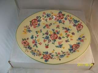Longaberger Pottery Spring Floral Platter Collection  