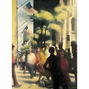  Bill Jacklin   The Promenade Fifth Avenue Canvas