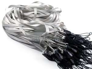 Lot of 30 x SILVER Neck Strap Lanyard for Mobile Cell Phone Card Badge 