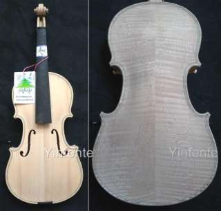 unfinished Violin Fine Flame maple Hand Carved *95  