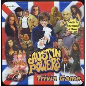  Austin Powers Trivia Game in Tin Box Toys & Games