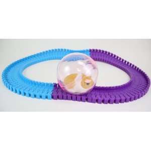   Hamusuta the Happy Running Hamster with Flexi Track, Set Toys & Games
