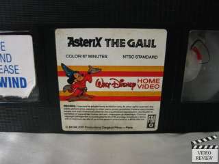 Asterix The Gaul VHS Walt Disney Home Video  