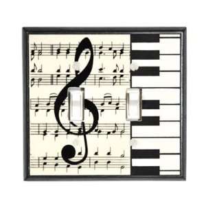  Classical Music   Keyboard & Treble Clef Ceramic Switch 