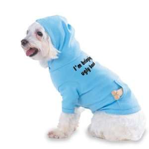  ugly back Hooded (Hoody) T Shirt with pocket for your Dog or Cat 