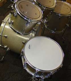 CADESON STUDIO 22 DRUM SET SHELL PACK ALL MAPLE THIN SHELLS LACQUER 