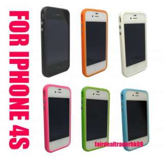 6x Bumper Frame Case Skin Cover For Apple iphone 4S  