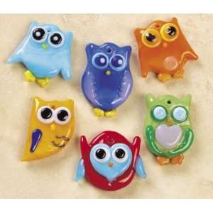  Fused Glass Owl Charms   Beading & Charms Arts, Crafts 