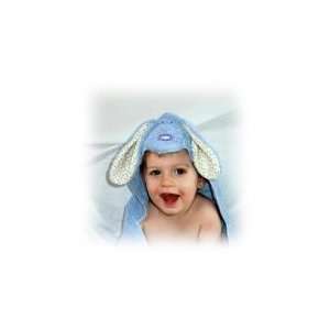  Bunny   Light Blue Hooded Towel by Frog Kiss Designs Baby