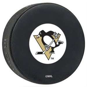   Pittsburgh Penguins NHL Team Logo Autograph Hockey Puck Sports