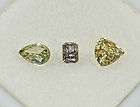   Fancy Color 3 Diamond set with Appraisal Report & Certificate 1.59 ct