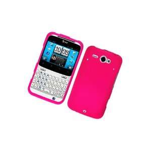  HTC ChaCha / Status Rubberized Shield Hard Case   Hot Pink 