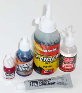 HPI Baja 5b SS *OIL SET* 2 Cycle/Air Filter/Diff Grease  